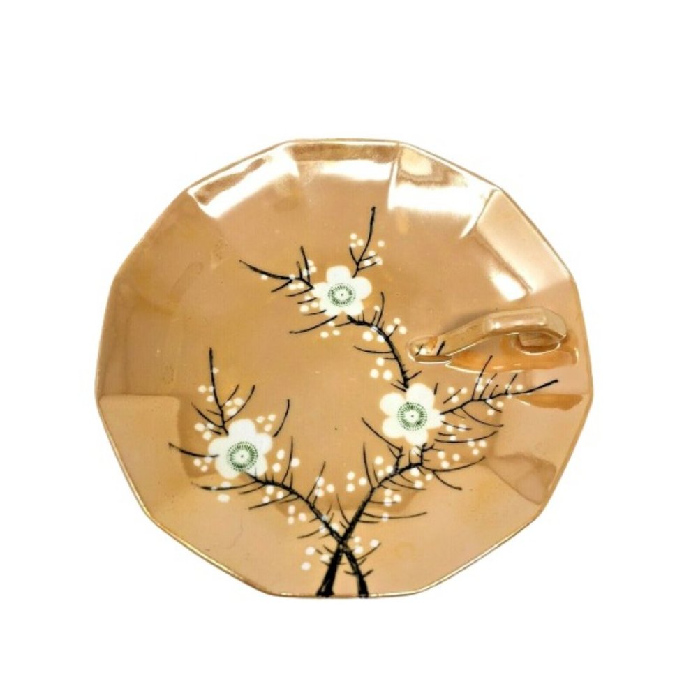 Vintage Handpainted Trinket Dish Finger Plate